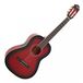 Gear4music Deluxe 3/4 Klassieke Gitaar Trans Red Burst