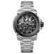 Ingersoll The Anvil Mens 46.5mm Automatic Watch with Black Dial and Silver Stainless Steel Bracelet