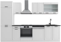 Vicco R-Line Complete keukeneenheid – 300 cm zonder werkblad Wit landhuis/wit