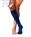 FALKE No. 2 Finest Cashmere Kniekousen Heren Blauw - Maat 41-42