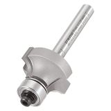 Trend Professioneel Kogellager Geleide Ovolo Frees, 6.3Mm Radius, 1/4 Inch Schacht, 25.4Mm Snijdiameter, 13Mm Snijlengte, Hardmetalen Punt (Tct)