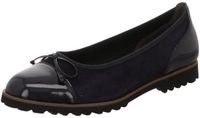 Gabor Dames Ballerina's Donkerblauw Leer Maat 38