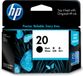 HP 20 Zwart Origineel Inktcartridge (C6614DA)