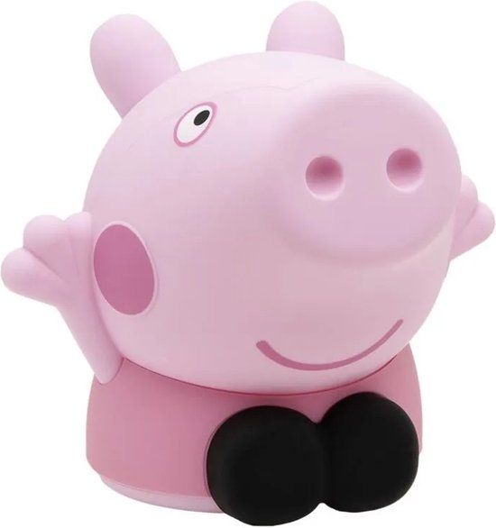 Peppa Pig Oplaadbare Silicone Lamp - 14cm - Veelkleurig