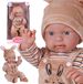 Woopie Poupée royale pour bébé en tenue de lapin, 46 cm