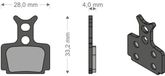 Brenta Ciclo T1 Racing/r1/mega/rx/cura Formula Gesinterde Remblokken Zilver