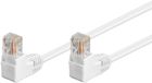 Merkloos Goobay CAT5e Netwerkkabel - RJ45 - Wit - 5 m