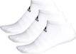 adidas Sokken Low-Cut Amorti Unisexe - Taille 37-39 - Blanc - 3 paires