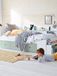 VERTBAUDET BASEO Kinderbed met opbergruimte grijsblauw