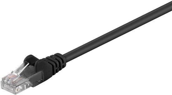 Goobay CAT5E Netwerkkabel - RJ45 - Zwart - 5 m