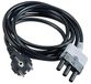 Chauvin Arnoux HX0300 adapterkabel aansluitkabel met aardingsstekker 1 st