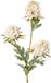Top Art Dianthus Chinese anjer 3x vertakt met 3 bloemen 2x 8x5 cm 1x 6x5 cm & 6 bladeren 77 cm kunstbloem