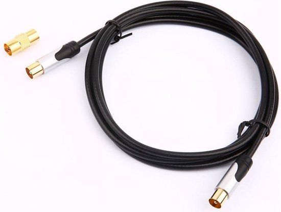 JVC Antennekabel - Coax - 2m - Zwart