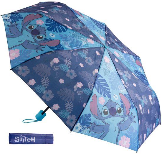 Undercover paraplu Stitch multicolor - kinderparaplu 94cm.
