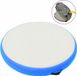 vidaXL Gymnastiekmat met pomp opblaasbaar 100x100x10 cm PVC blauw