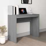 vidaXL Bureau Grijs Sonoma 90 x 40 x 76 cm