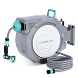 HAUSHOF Slangrol, 30 m, wandhouder 180° draaibaar