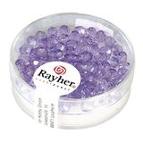 Rayher glas geslepen parels, 4 mm ø, doos 100 stuks, sering