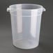 Vogue Polypropyleen Ronde Vershoudbak 7,5l - Transparant