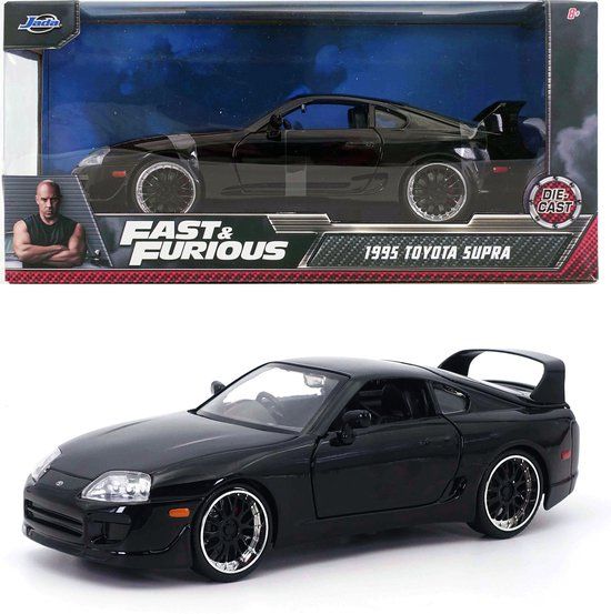 Jada Toys Fast & Furious 1995 Toyota Supra 1:24 - Red - Diecast Model Car