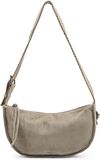 FREDsBRUDER Leren schoudertas Whipstitch Soul Collection Hobo Bag Taupe