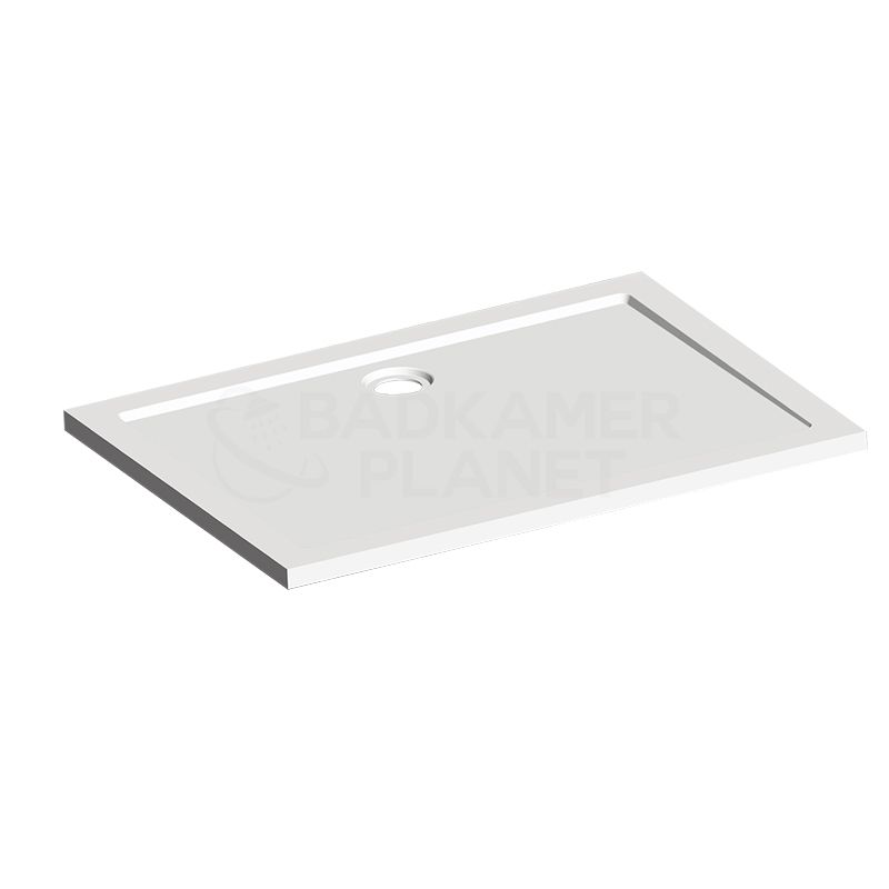 Badkamerplanet Douchebak SMC Rechthoek 120x90x4 cm - Wit