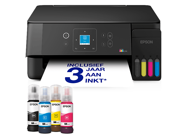 Epson Ecotank Et-2925 - Ink Print Kleur A4 Zwart All-in-one-printer