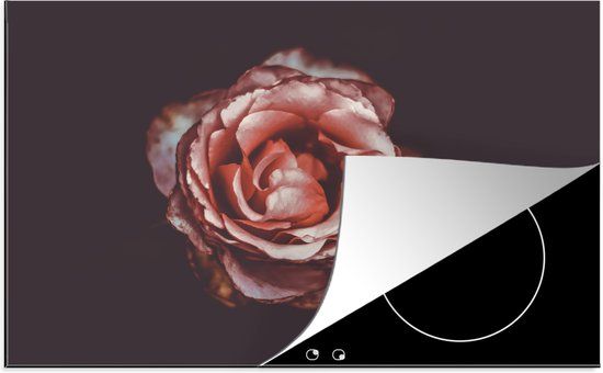 KitchenYeah® Inductie beschermer 77x51 cm - Roos - Bloemen - Portret - Inductiebeschermer - Inductiemat