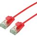 ROLINE RM UTP DataCenter Patchkabel Cat.6A (Klasse EA), extra dun, rood, 3 m