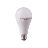 V-TAC 15W A65 LED Plastic Lamp Kleur: 4000K E27 (160 lm/Watt)