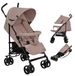 Merkloos Buggy Lichtgewicht Buggy - 7 kg - Inklapbaar met één hand - Voor reizen en stad
