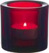 Iittala Kivi Theelichthouder / Kaarshouder / Waxinelichthouder Glas - Sfeerlicht - Cranberry - 60mm - 1 Stuk