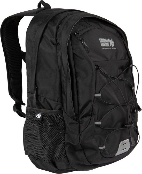 Gorilla Wear Las Vegas Rugtas - Zwart - 22.5L