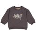 Feetje sweater Pasta Party antraciet/offwhite/camel