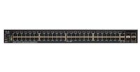 Cisco SF550X-48P - Switch - 48 poorten - Zwart, Grijs