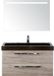 BES LED Seville Badmeubelset 100 cm - Craft Oak - Wastafel Lucca 1 Kraangat met Sence Spiegel