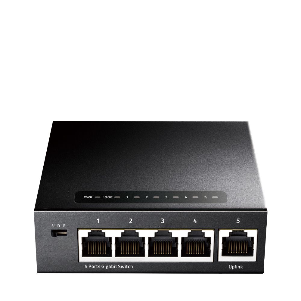 Cudy GS105 - 5-Port Gigabit Ethernet Switch - Black