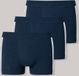 Schiesser Heren 3-pack Boxershorts 95/5 Katoen Strepen Donkerblauw M