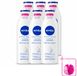 NIVEA Lait pour le corps Express - 250 ml - Lot économique - 6 pièces