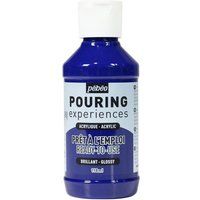 Pebeo Pouring Experiences - Verf - acrylverf - cyaan blauw - glanzend - 118 ml