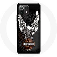 Maniacase Hoesje voor Xiaomi Mi 11 Lite Harley Davidson adelaar logo