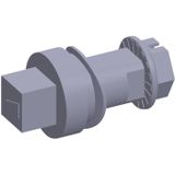 Fibox LIS ARCA S7 MID Vergrendeling inzetstuk 7 mm vierkant 1 stuk(s)