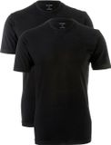OLYMP T-shirt (2-Pack) - O-neck - Noir