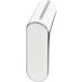 Häfele H2130 Bouton de meuble en métal, Chrome poli 34 x 29 mm