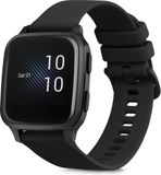kwmobile horlogebandje geschikt voor Garmin Venu Sq Music / Sq polsband - Smartwatch bandje van TPU - Activity tracker horloge band in zwart