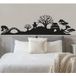 LUMALÉA Japon Sticker Mural - 187x700 Cm - Noir