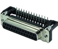 Harting 09 66 313 7601 D-Sub 25-polig Zwart, Roestvrij Staal Kabelconnector