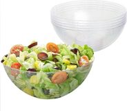 Matana – 5 Saladekommen, 1,5L – Transparant Kunststof – Herbruikbaar