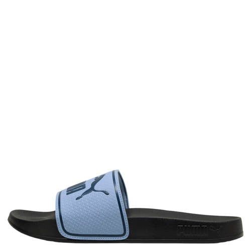 Puma Leadcat 2.0 BX badslippers met logo - blauw/donkerblauw