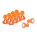 Magneet Expert Medium Oranje Acryl Push Pin Magneet - 15mm dia x 21mm lang (10 Packs of 10)